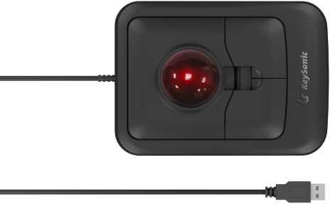 KEYSONIC Mouse with trackball, BK, KSM-4006-UT