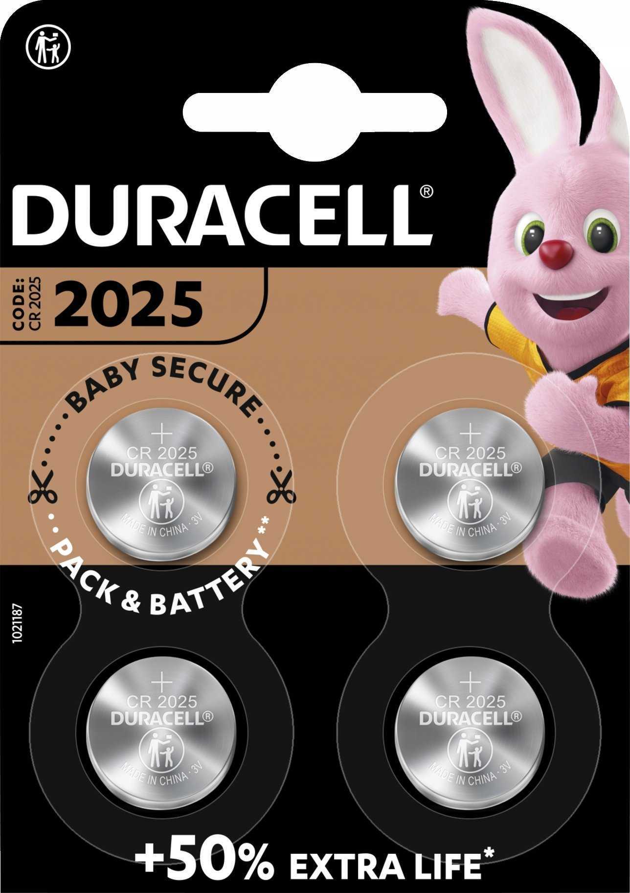 Duracell CR2025 3.0V Lithium Button