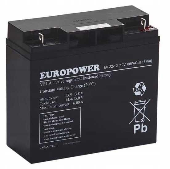 EuroPower EV 22-12 12V 20Ah
