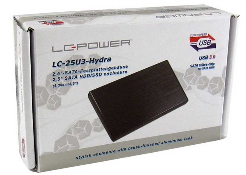 LC-POWER LC-25U3-Hydra 2.5" SATA USB 3.0 Black