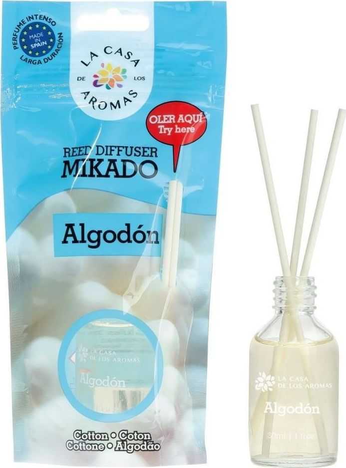 La Casa de los Aromas cotton scented oil with sticks 30ml