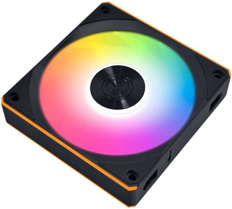 Lian Li 12RCL1W3B 120mm Case Fan Black 3pcs