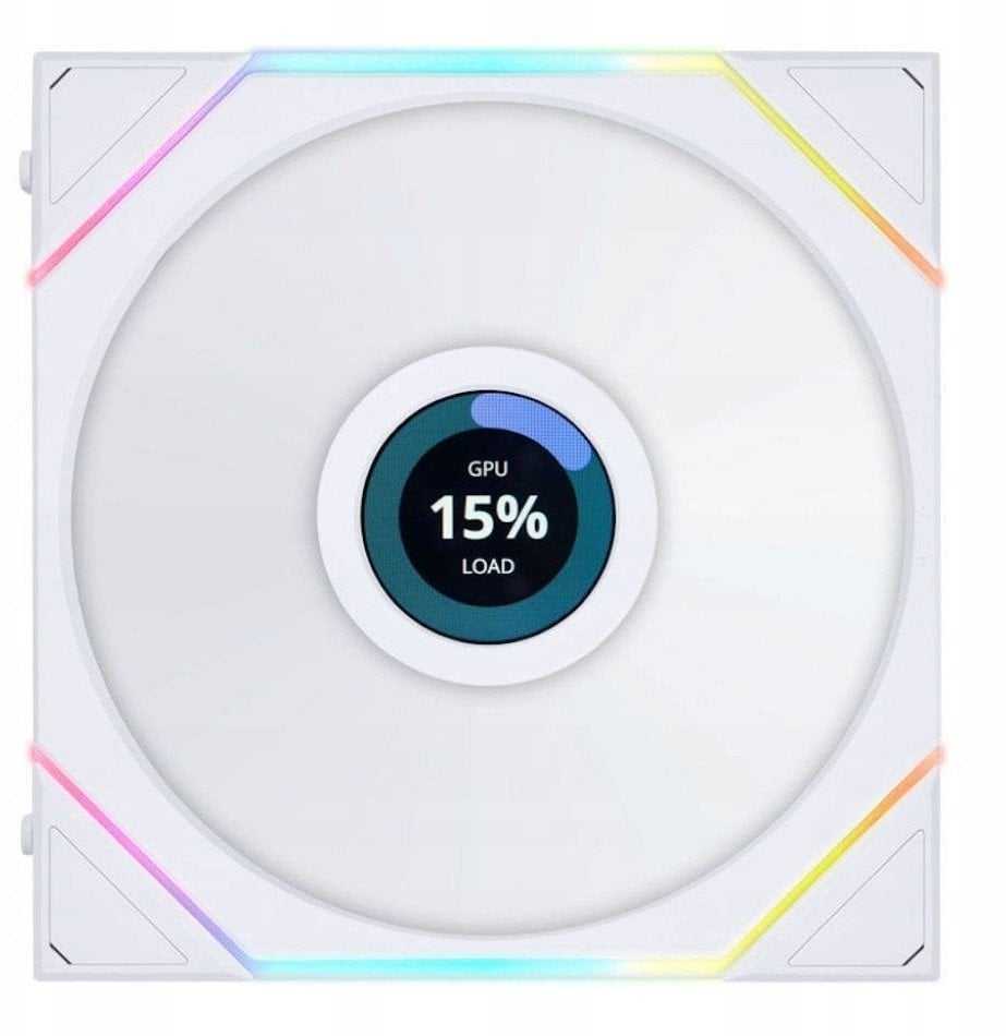 Lian Li 14RTLLCD1W1W 140mm Case Fan White