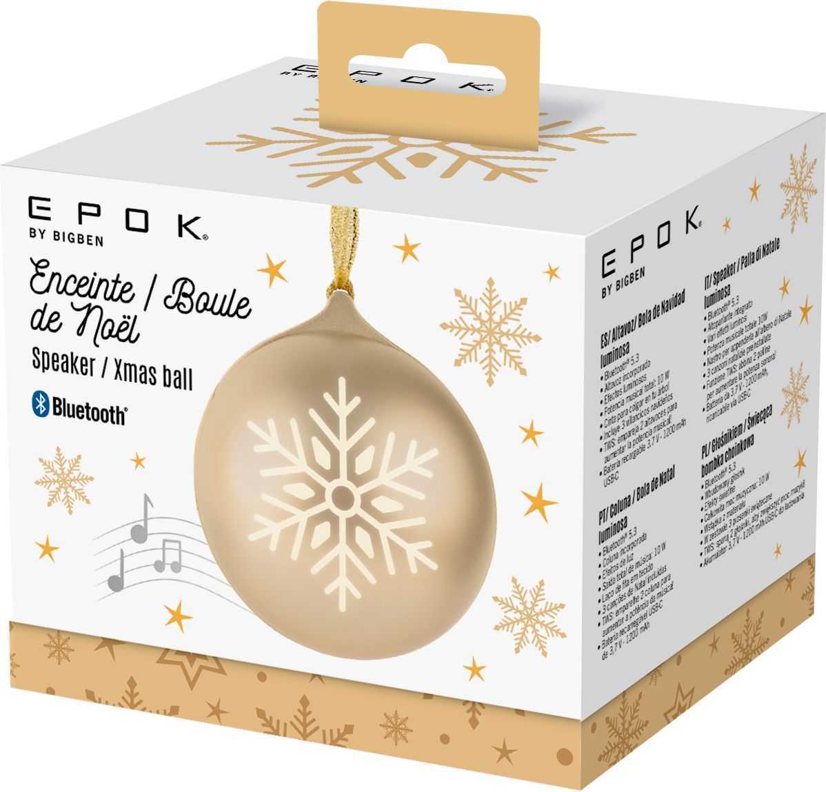 BIGBEN Christmas Ball Gold