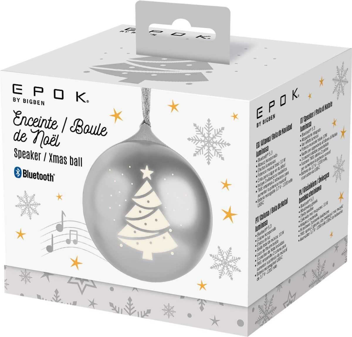 BIGBEN Christmas Ball Silver