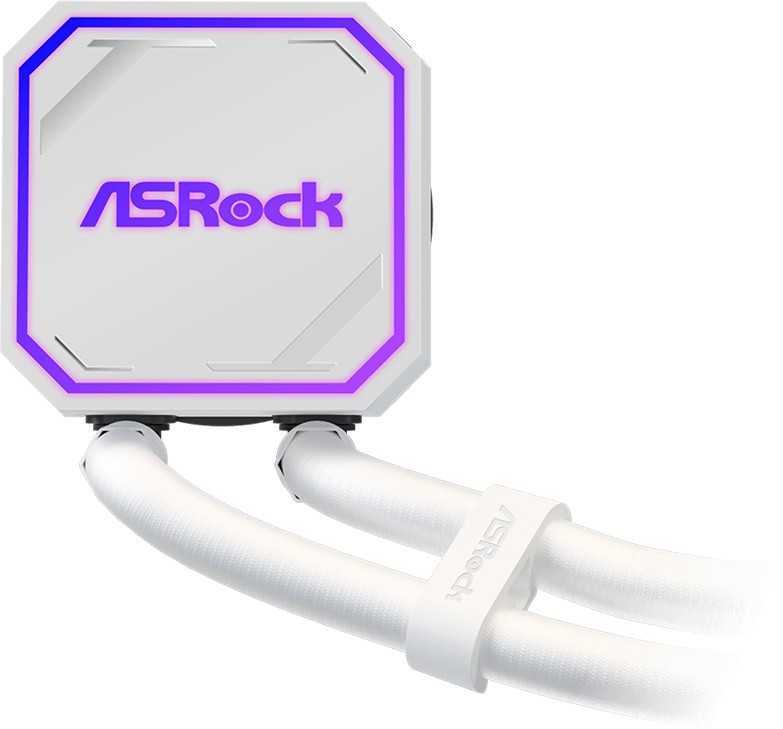ASROCK Pro White 240 ARGB 120 mm CPU Cooler 90-APRA24-WAAGA6