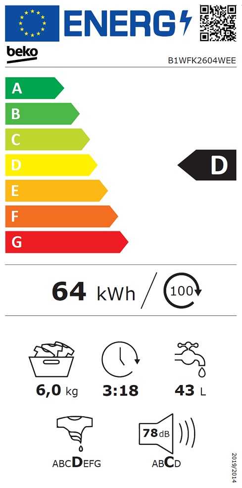 BEKO B1WFK2604WEE