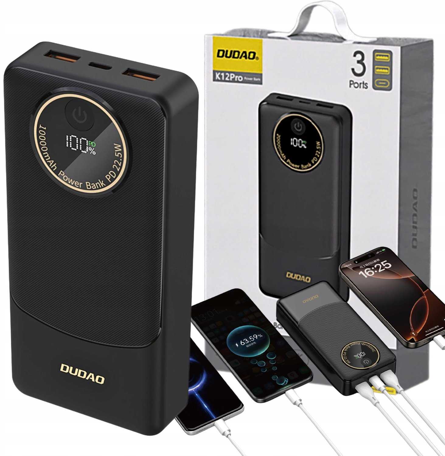 Dudao K12Pro 22.5W PD 20000