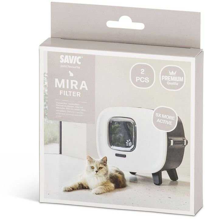 Savic Carbon Filter for Mira Cat Litter Box (2 pieces)