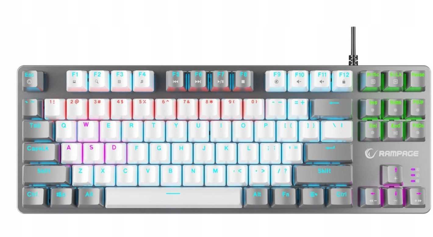 RAMPAGE Snug Blue wired mechanical gaming