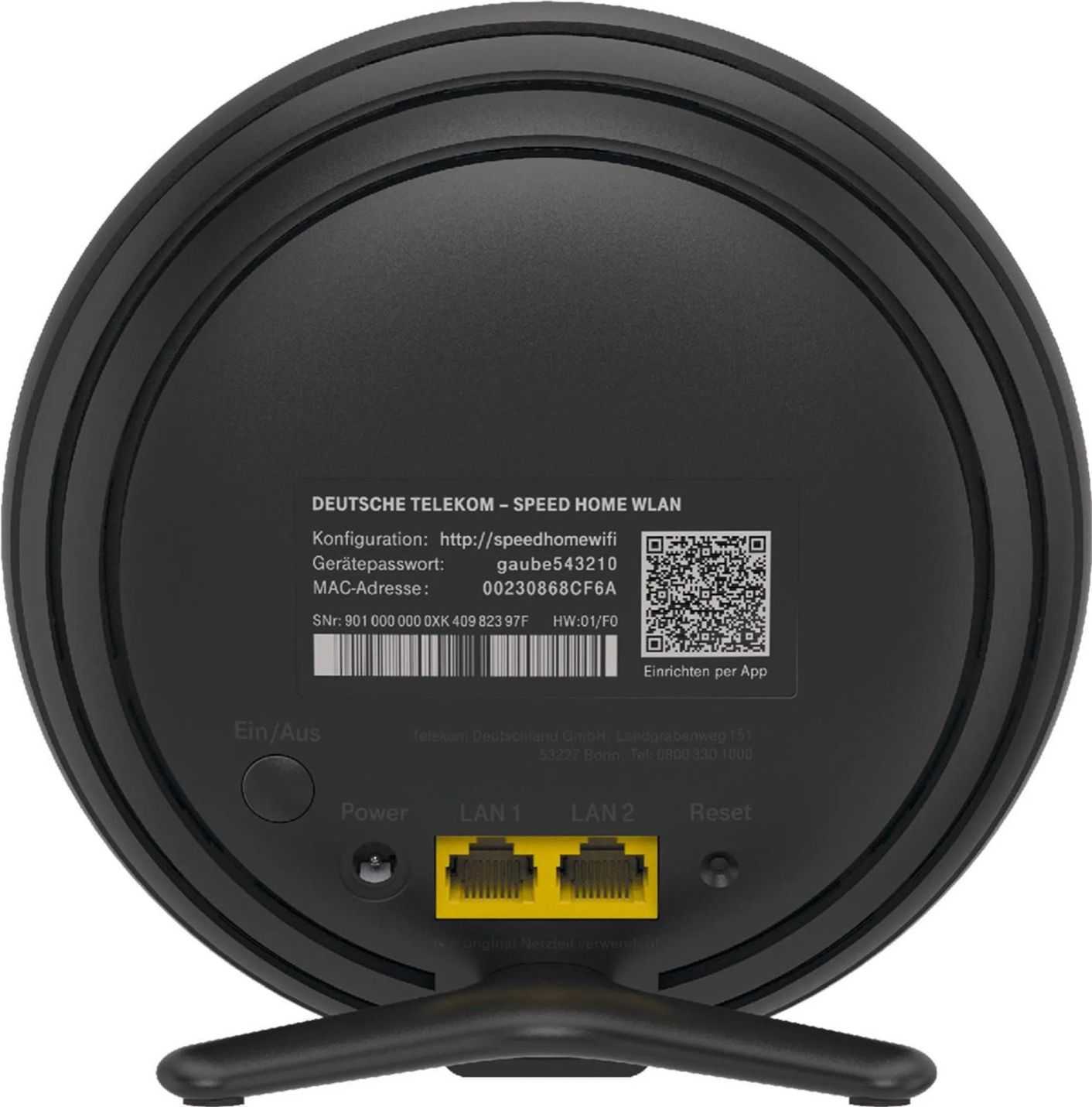 Telekom Speed Home WLAN Gen2 Black
