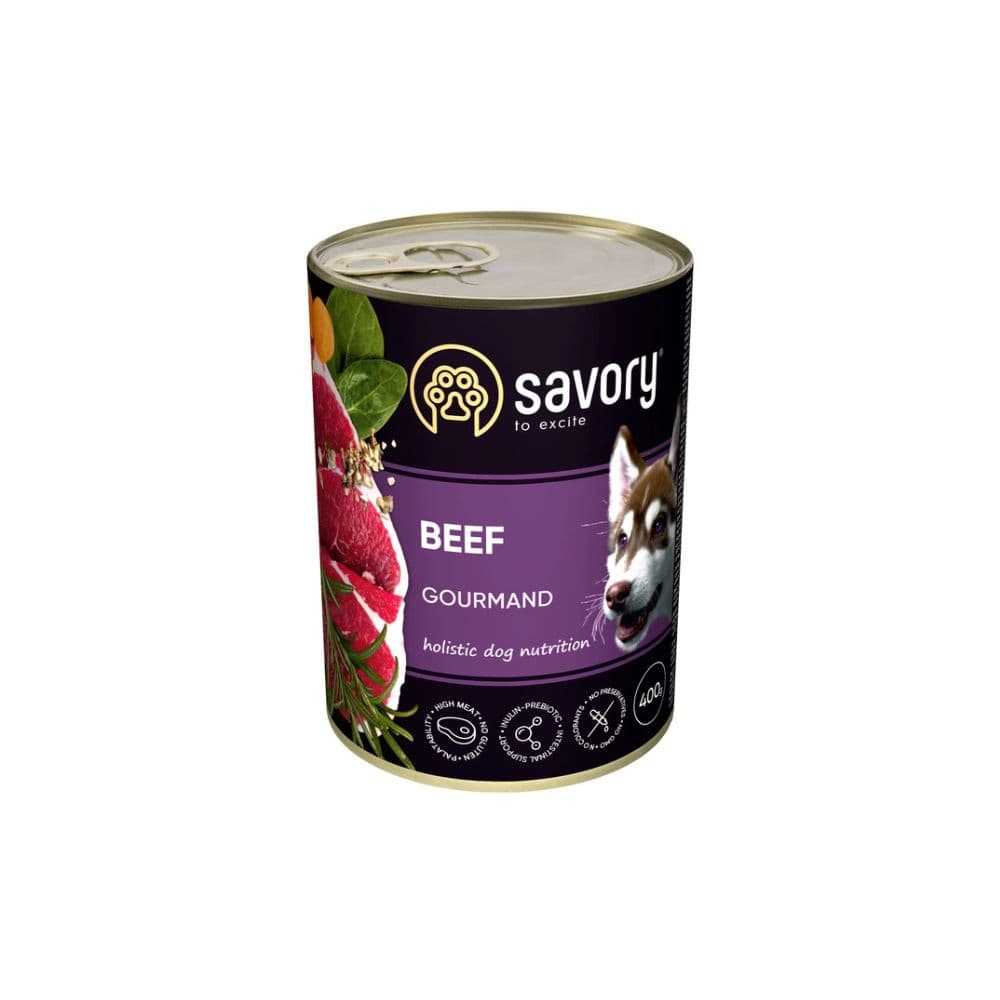 VAFO PRAHA s.r.o Savory Dog Gourmand Beef 400 g