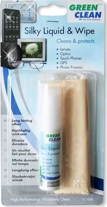 GREEN CLEAN Silky Liquid AND Wipe LC-1000
