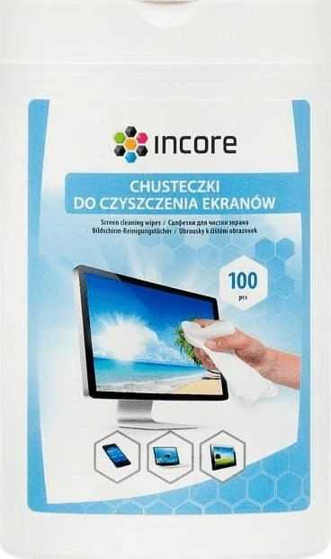 Incore Wet screen cleaning wipes, 100 pcs