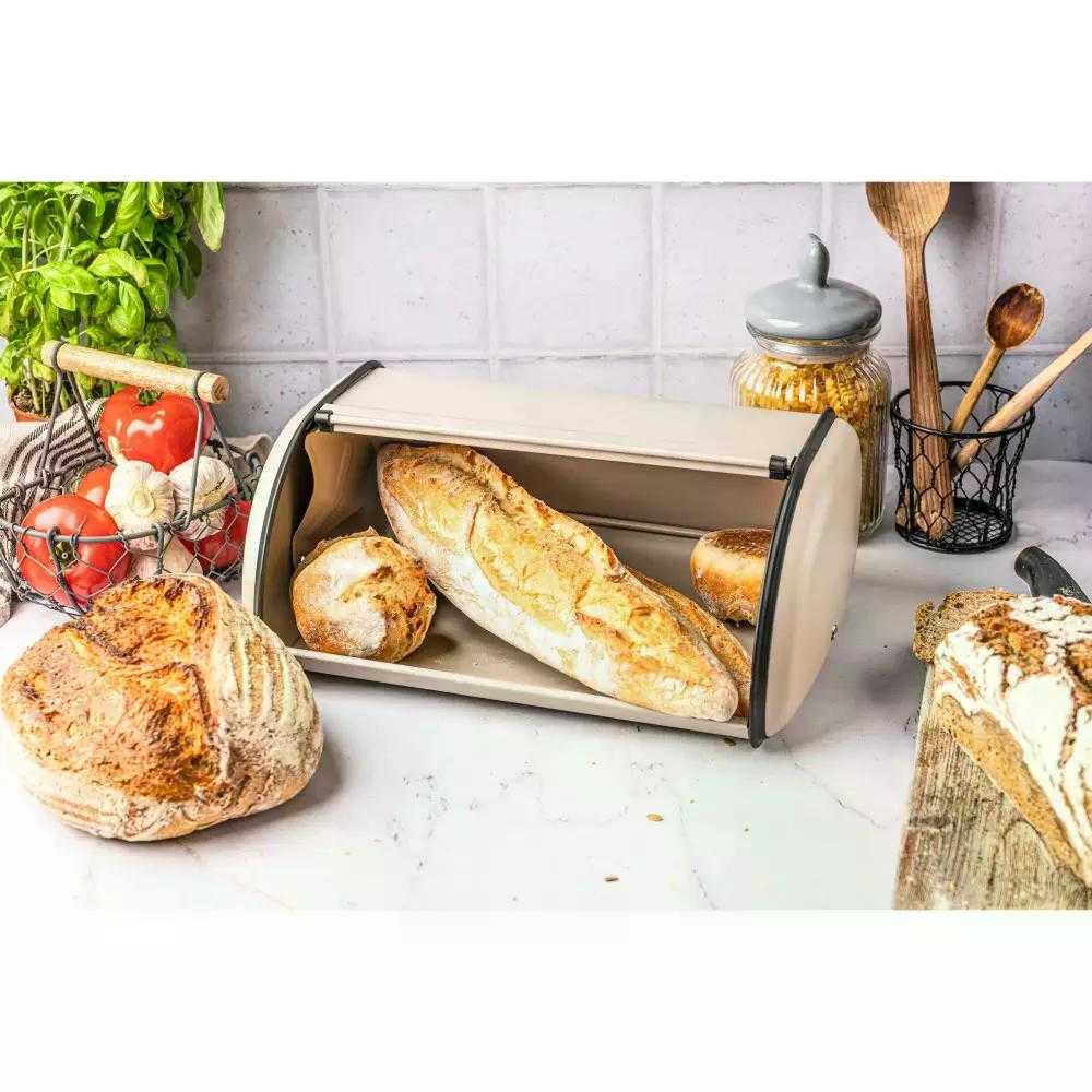 KingHoff Breadbox, beige, 44cm, KH-1866
