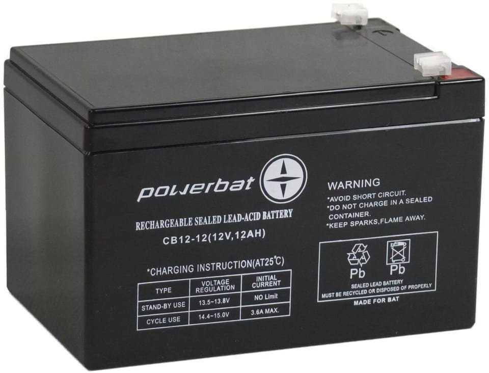 PowerBat AGM CB12-12 12V 12Ah