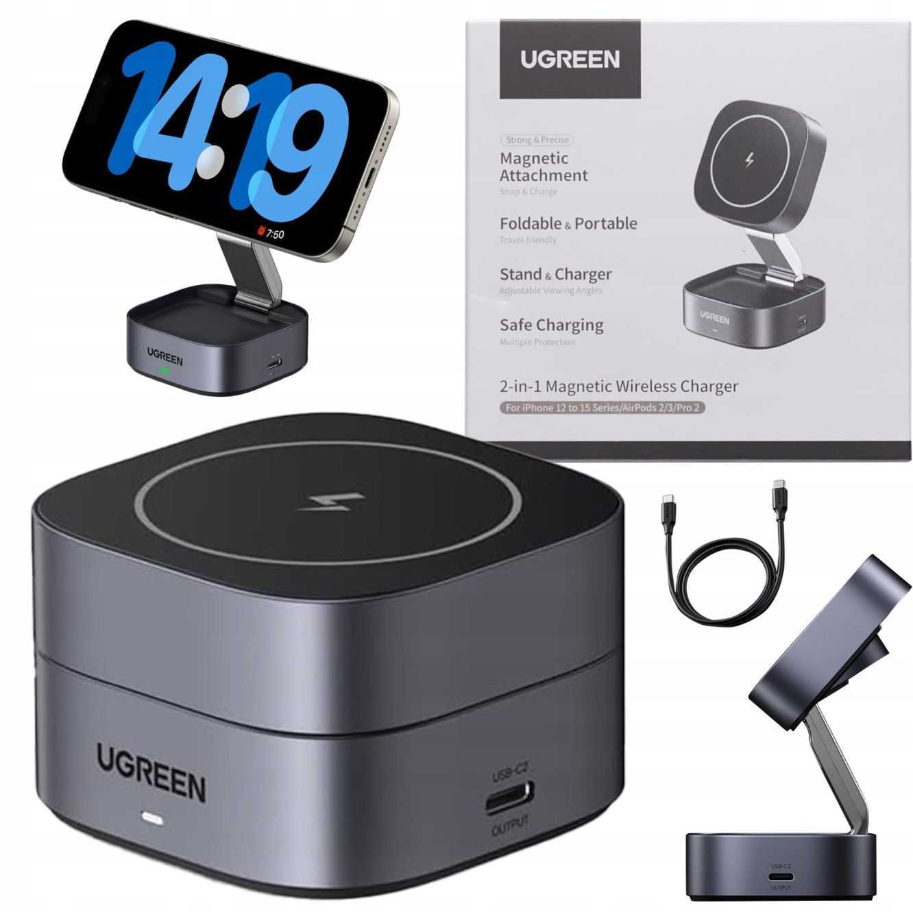 UGREEN W256 20W black + USB-C
