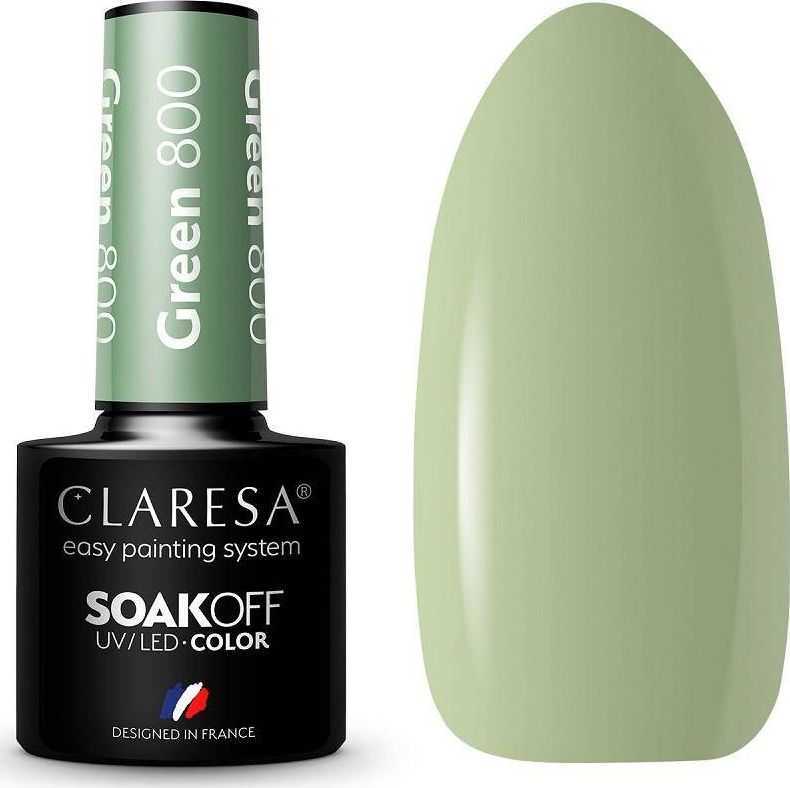 Claresa Soak Off UV/LED Green hybrid lacquer 800 5g