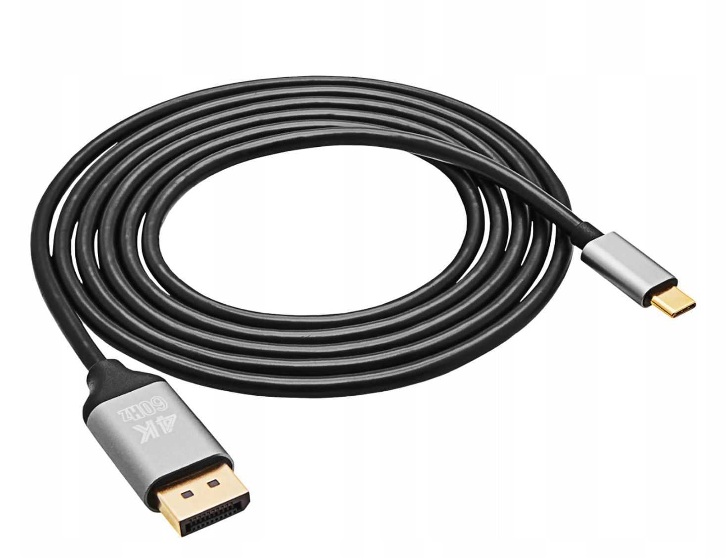 AKYGA AK-AV-16 USB-C / DisplayPort 1.8m Black