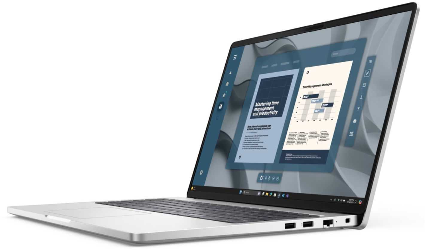 DELL Pro 16 PC16250 16" FHD+ 255U 32GB 1SSD EN W11Pro Silver