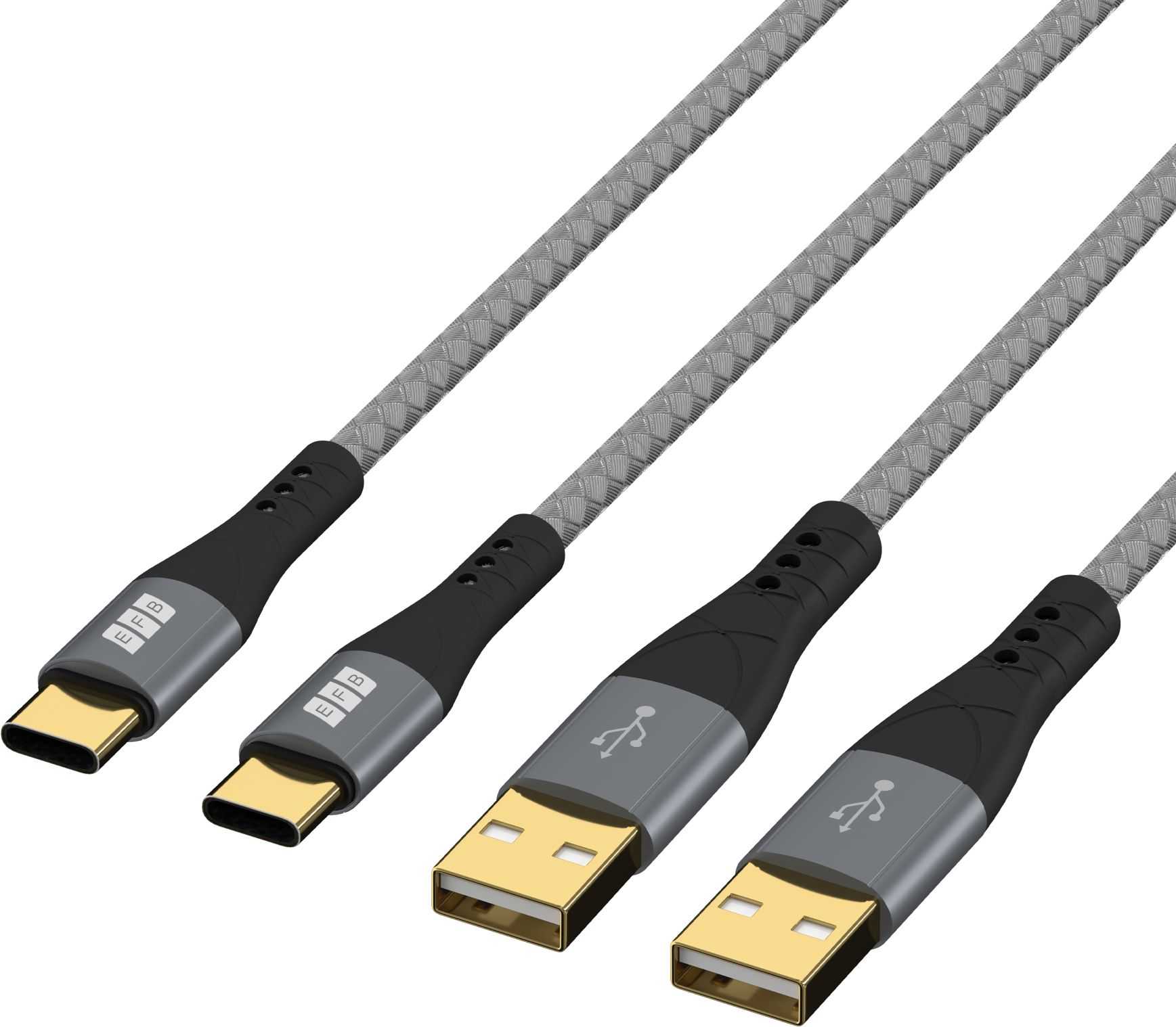 EFB USB-A to USB-C cable set