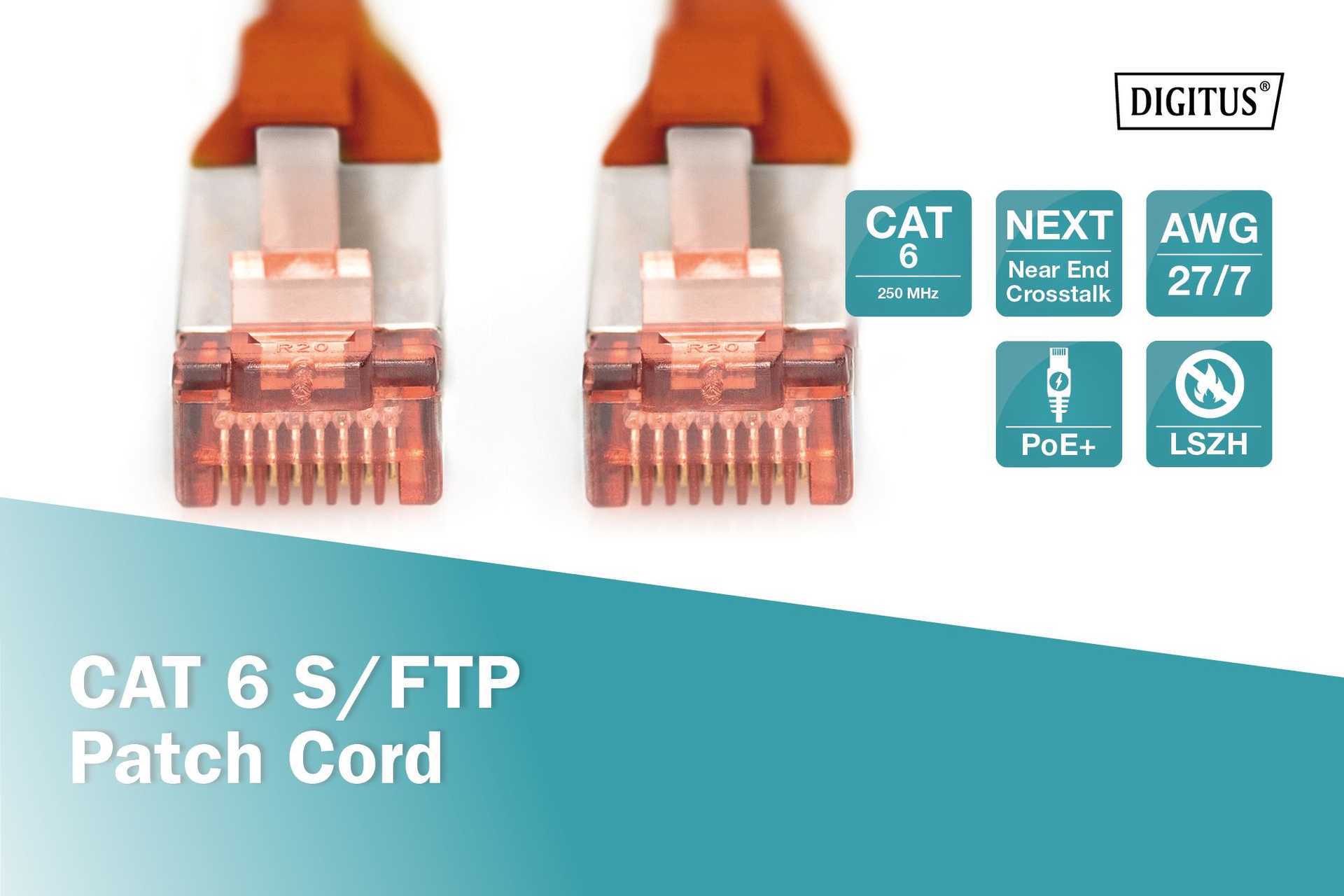 Digitus Cat6 S/FTP Patch Cable 2xRJ45