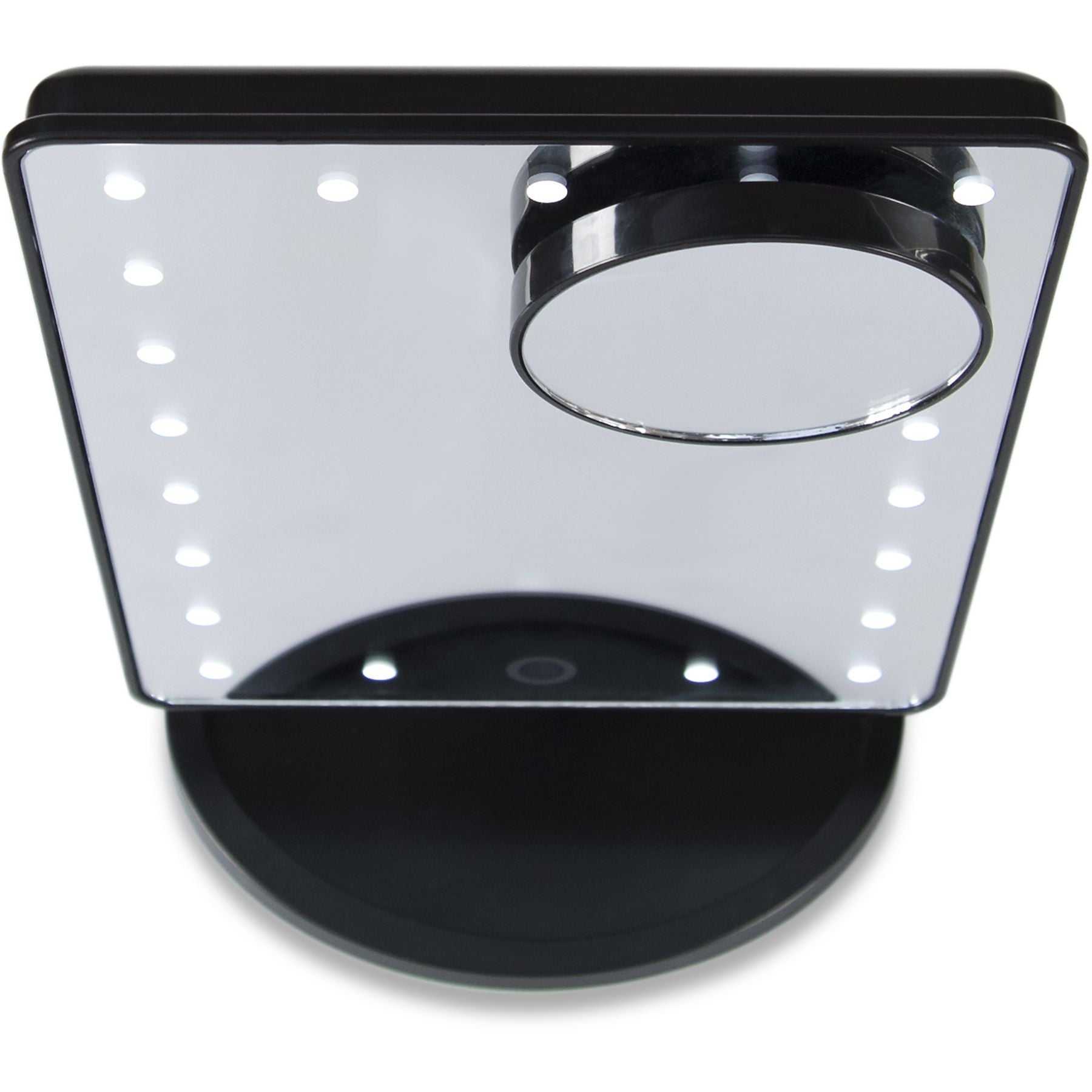 RIO 24 LED Touch Dimmable Makeup Mirror, Black