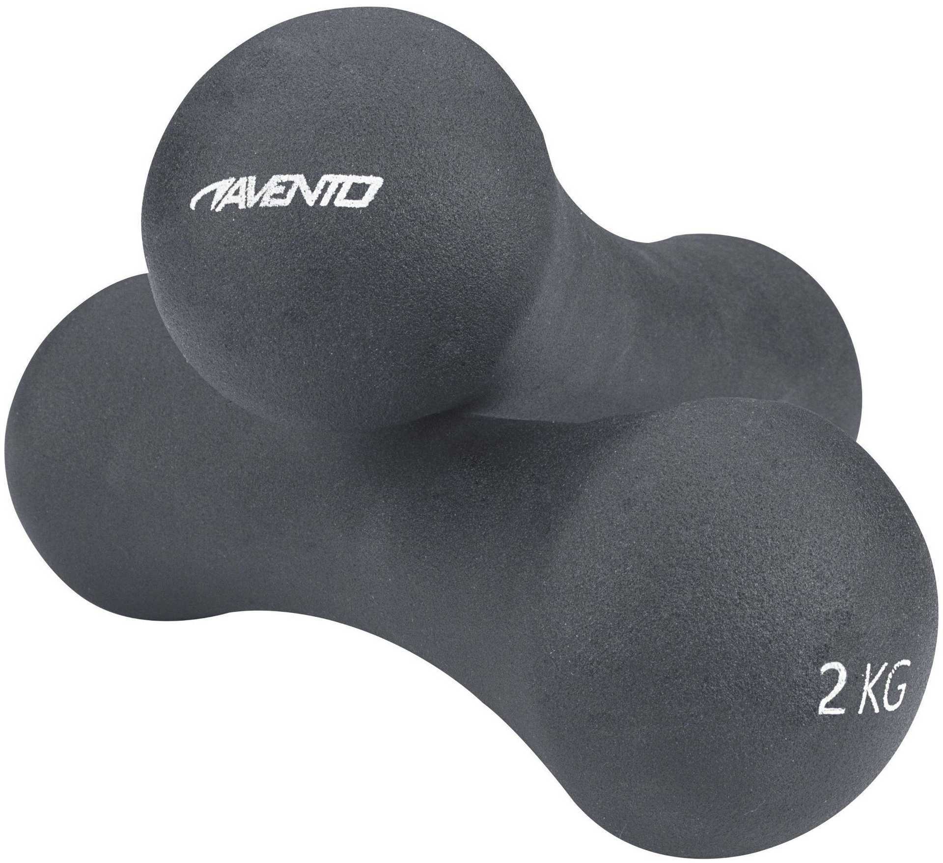 Avento Dumbbells 42DB 2x2kg Black