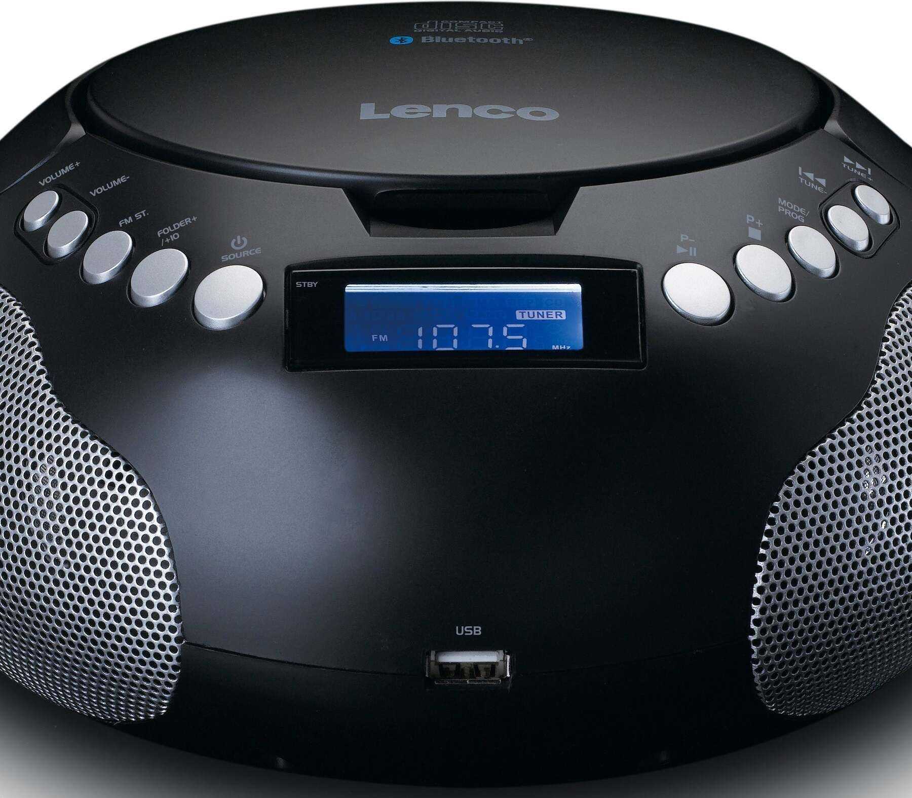 LENCO SCD-331 Black/Silver