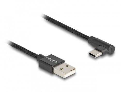 Delock 80029 USB-A/USB-C 0.5m Black