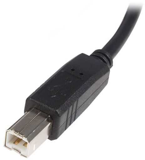 StarTech USB2HAB1M USB-A to USB-B 1m Black