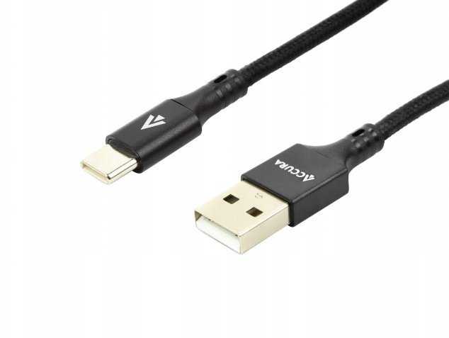 Accura ACC2290 USB-C/USB-A 3A 1m Black