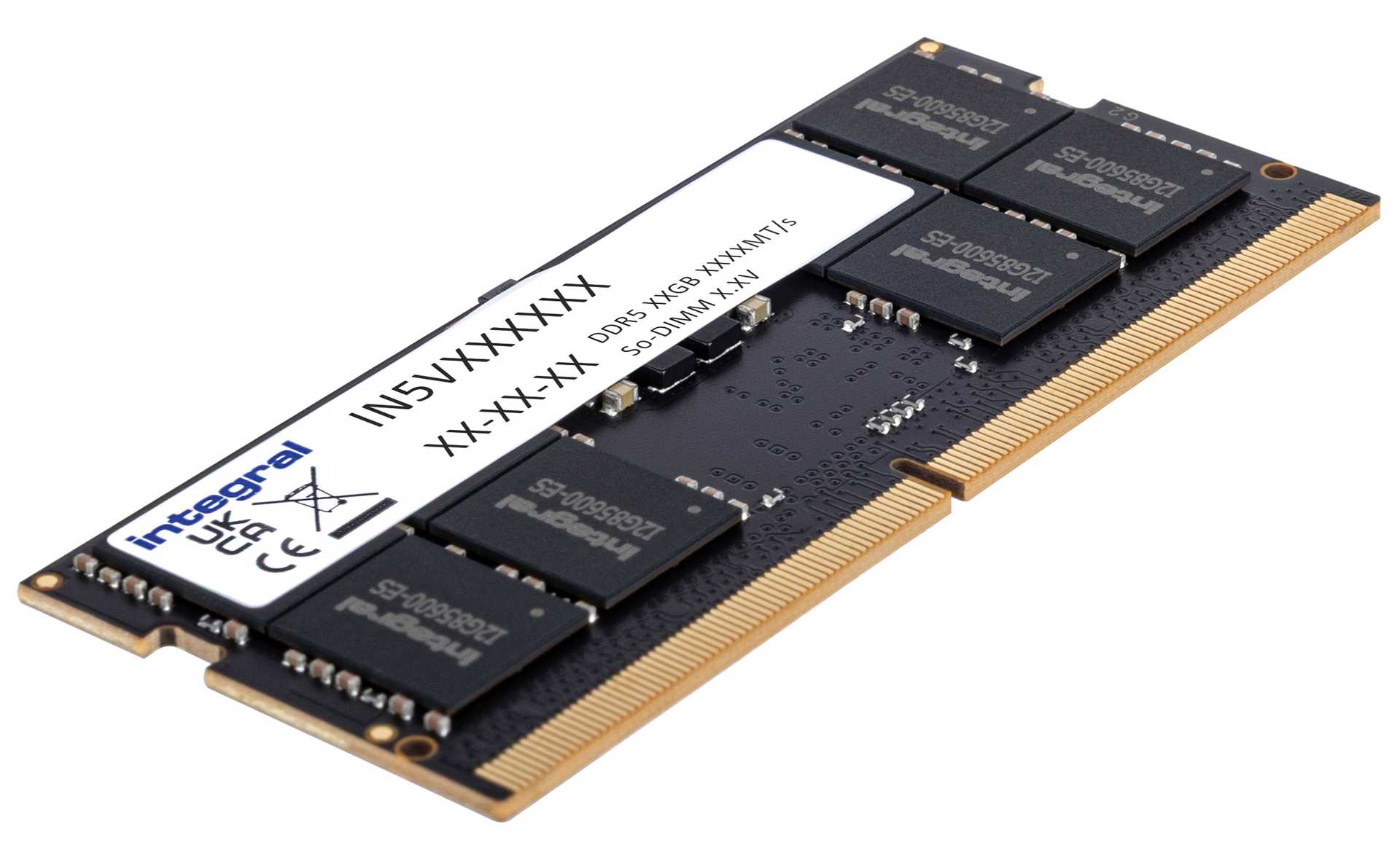 INTEGRAL Black 16GB DDR5 4800MHz SO-DIMM IN5V16GNHRBX