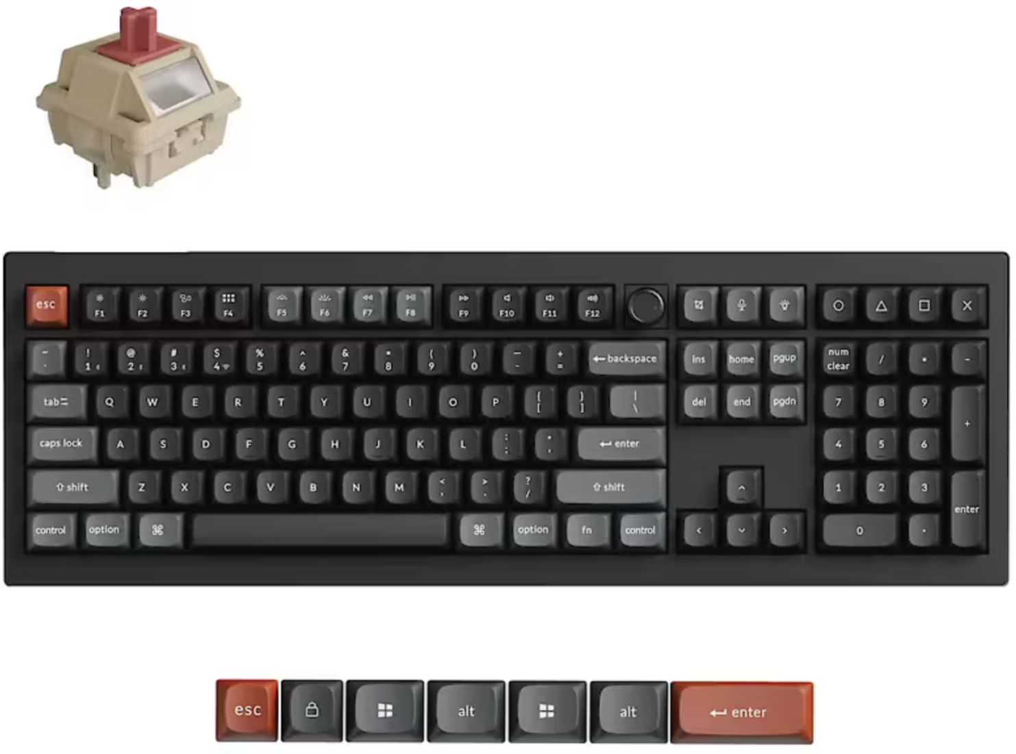 Keychron V6 Ultra 8K (black, DE