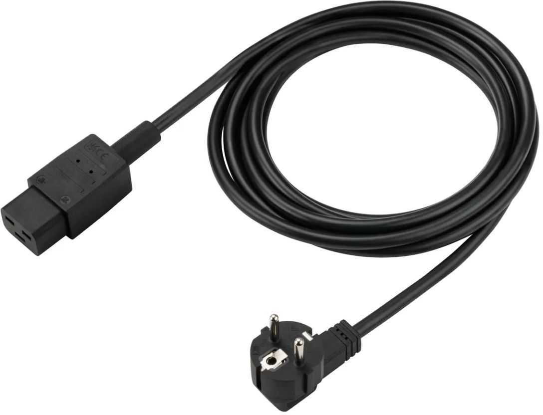 Bachmann 352.175IEC320-C19 16A/250V 3m Black