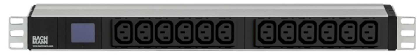 Bachmann 800.2055 BN0500 19" PDU 1U 12x C13