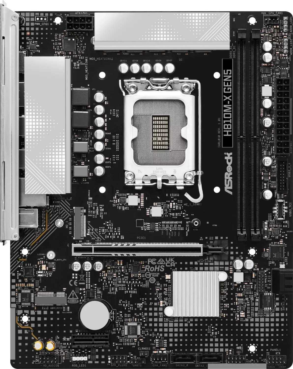 ASROCK H810M-X Gen5 Micro ATX LGA1851