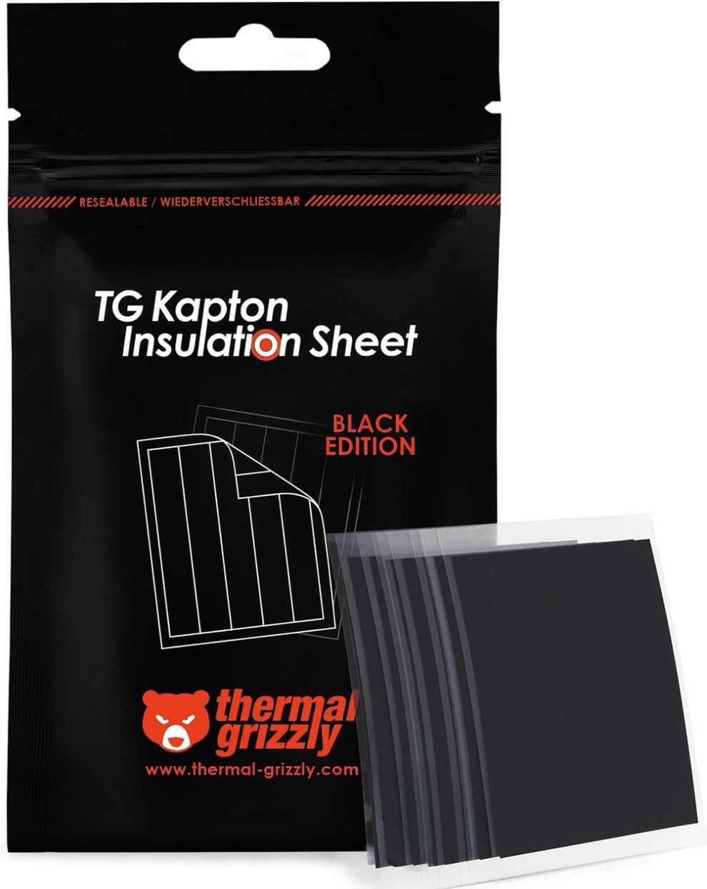 Thermal Grizzly Black Kapton insulation sheet