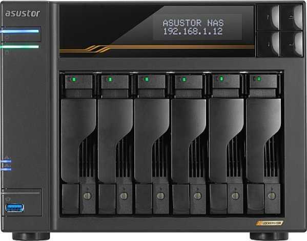 ASUSTOR NAS AS6806T Lockerstor Gen 3