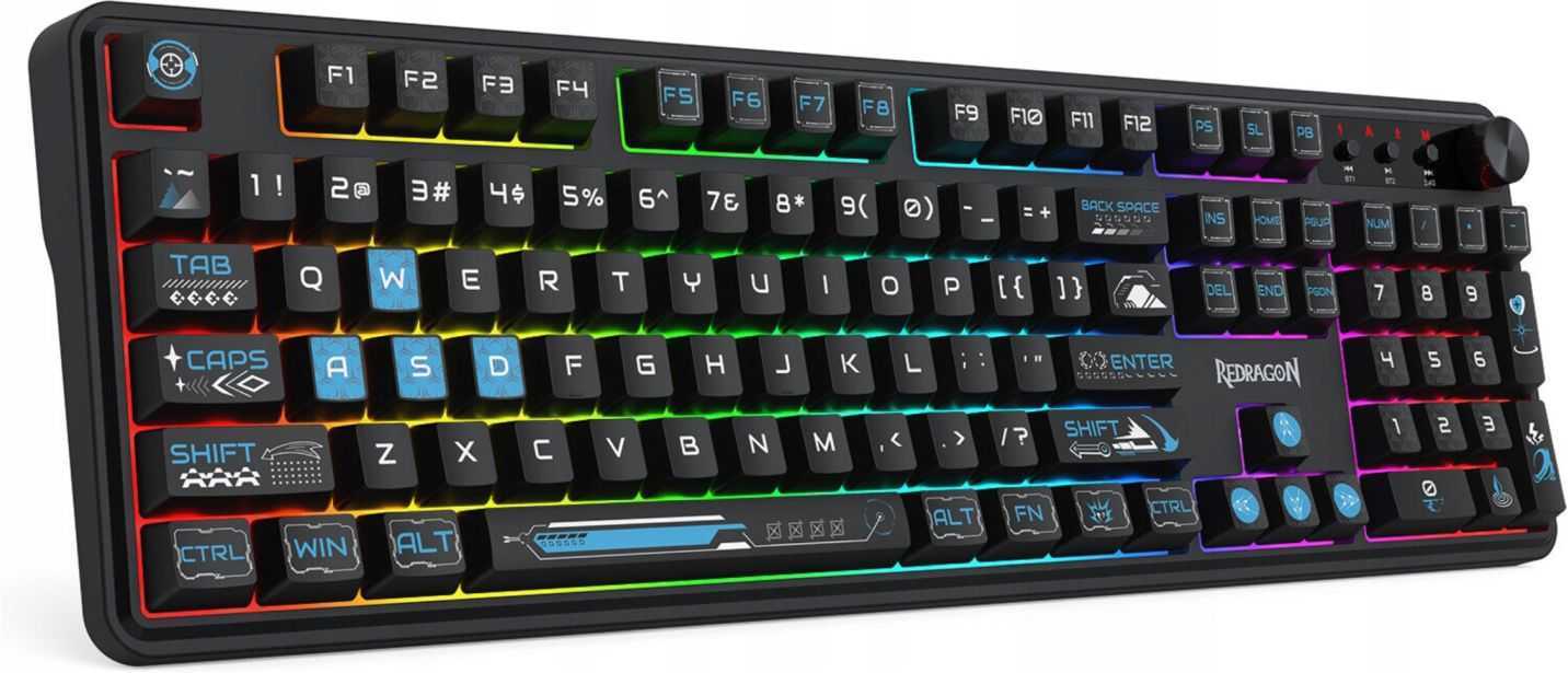 ReDragon Volcano K526BB-WL wireless membrane backlit