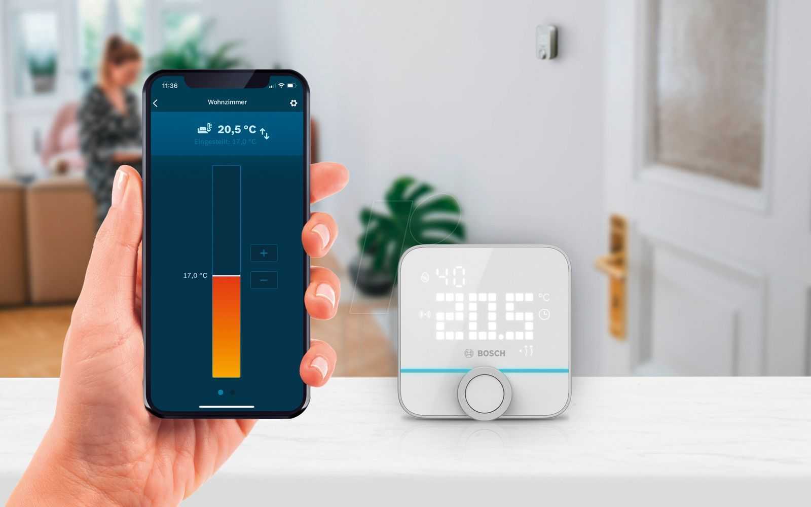 BOSCH Smart Home Room Thermostat II 230 V