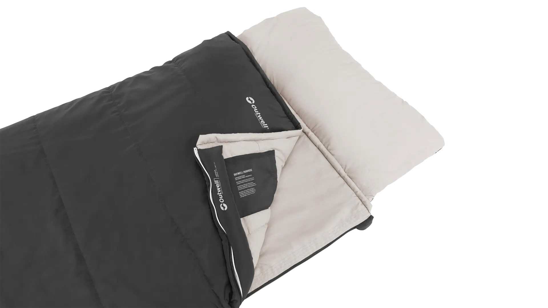 Outwell Contour Prime Dark Grey Left Zipper