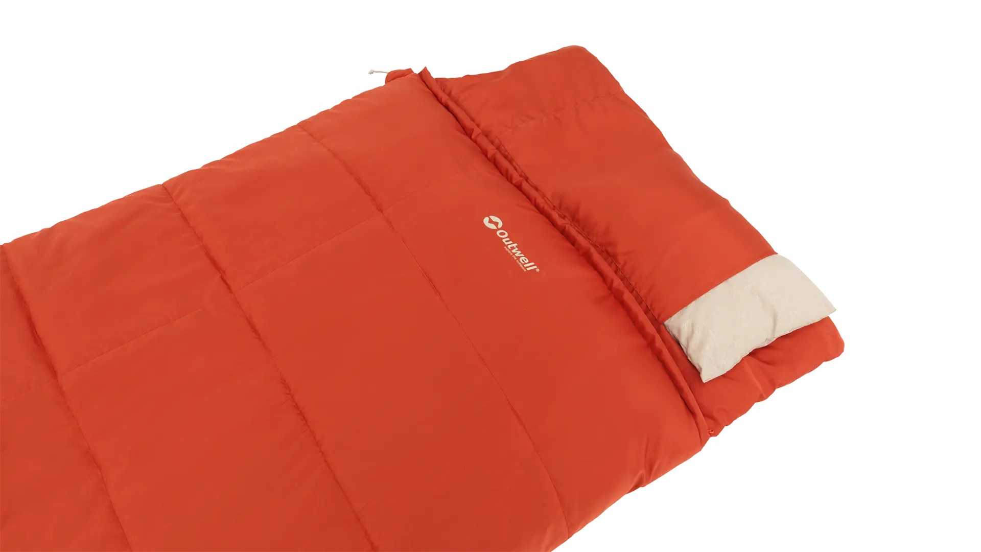 Outwell Contour Lux Red Left Zipper