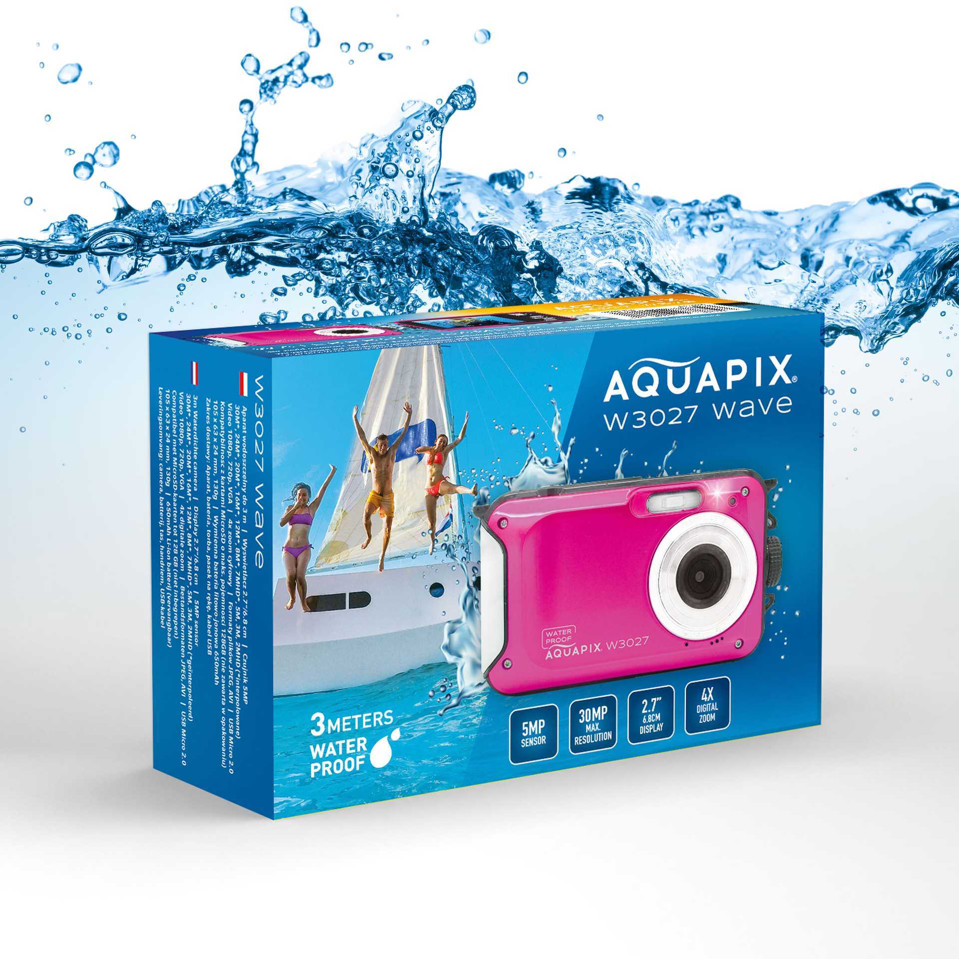 Easypix Aquapix W3027 Wave Pink 10033