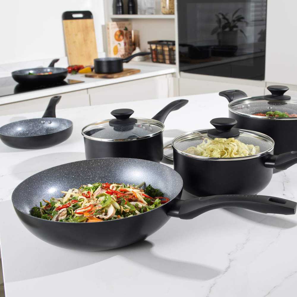 Progress BW12909EU7 Marble Ceramic 20cm Saucepan