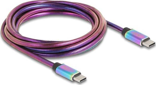 Delock 81116 USB-C/USB-C 2m 60W Multicolor