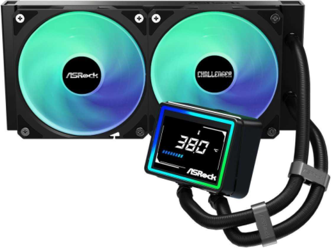 ASROCK Challenger 240 Digital ARGB Liquid Cooler Black