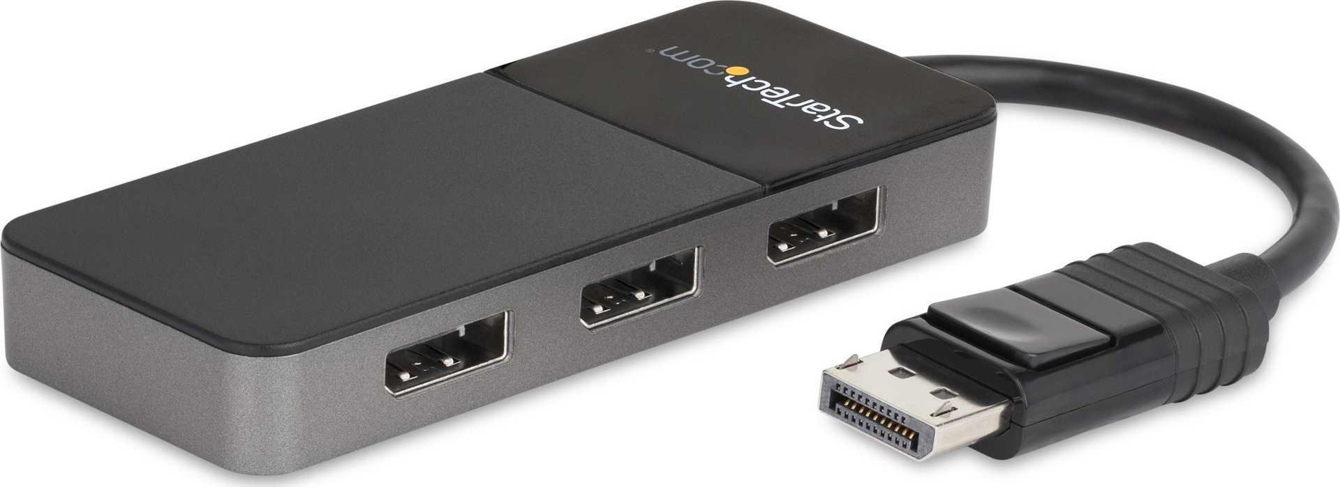 StarTech 3 PORT DISPLAYPORT 1.4 MST HUB|3 X 4K - FOR WINDOWS - DP 1.4