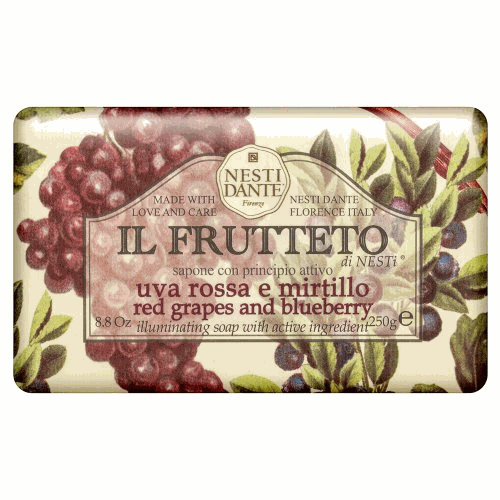 Nesti Dante Il Frutteto Red Grapes And Blueberry toilet soap 250g
