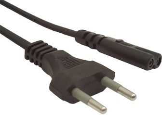 Gembird 189938 Power cord (C7), VDE approved, 2 m